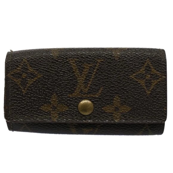 LOUIS VUITTON Monogram Multi Cles 4 Key Case M69517 LV Auth 54448 - Picture 1 of 14